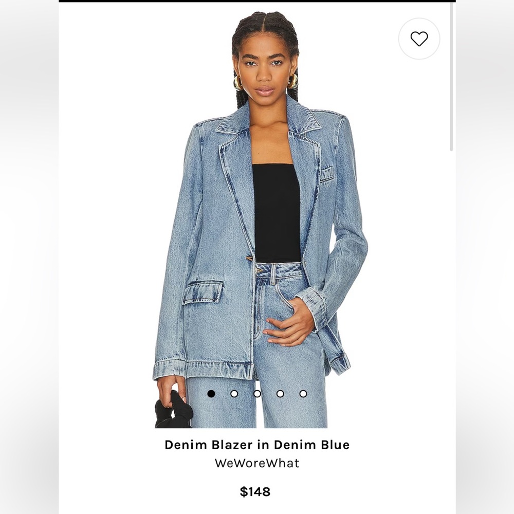 WeWoreWhat denim blazer